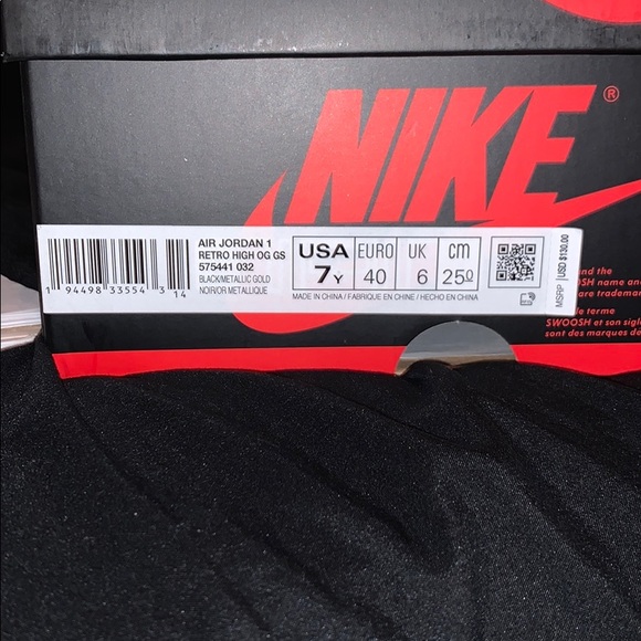 Jordan 1 High Metallic Gold - Picture 3 of 8